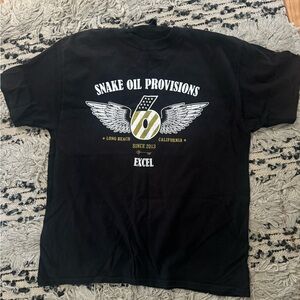 Snake oil Provisions tee shirt